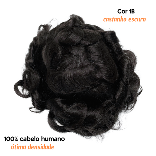 micropele cor 1B castanho escuro